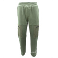 Custom Men's Cotton Rubber Patch Sports Sweatpants